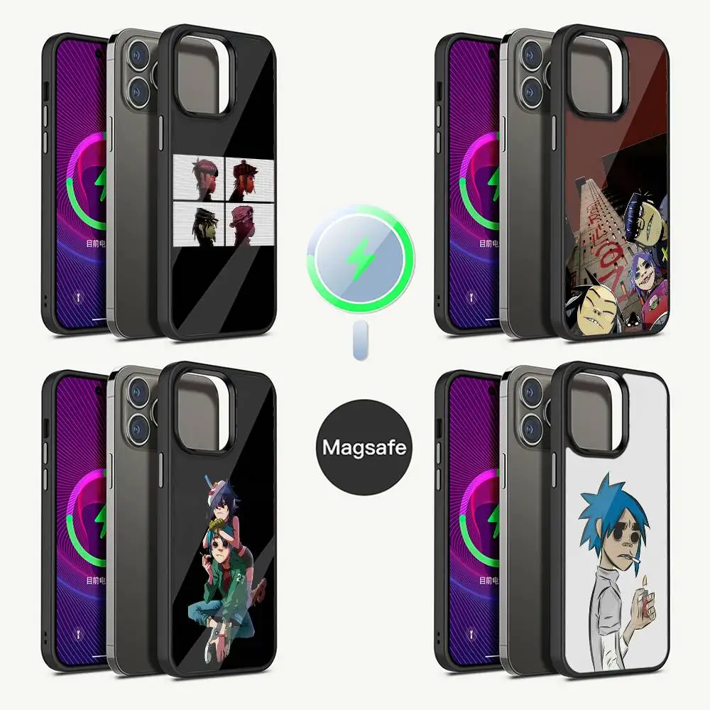 

G-Gorillaz Band Demon Days Phone Case For iPhone 16,15,14,13,12,11,Pro,Max,Plus,Mini,Magsafe,Magnetic Wireless Charging Case