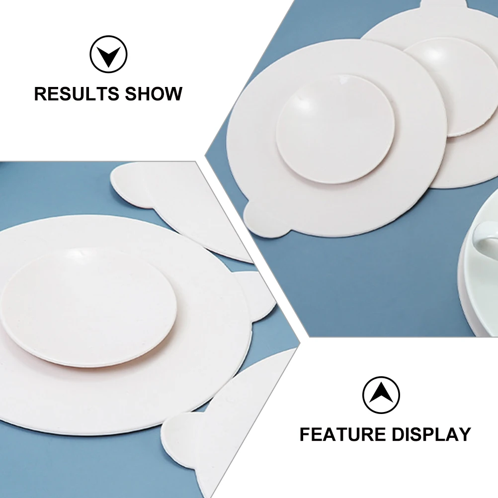 

3pcs Silicone Baby Bowl Suction Mats Food Grade Non Slip Tableware Pads for Kids Mealtime Coasters Dishware AccessoriesKitchen