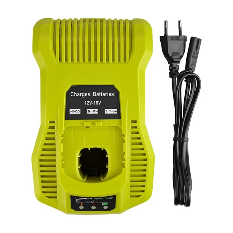 Replacement for Ryobi P108/P117 Ryobi Charger Can Charge 12-18V Nickel Lithium Battery EU Plug