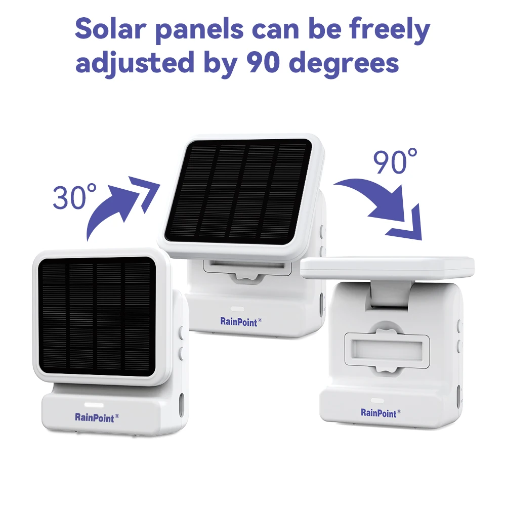 Imagem -05 - Kits de Bomba de Irrigação com Energia Solar Inteligente Temporizador de Rega Doméstica Automático App Wi-fi Controle em Tempo Real Sistema de Irrigação Micro por Gotejamento