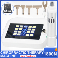 Touch Screen Electric Correction Gun 10Heads Spinal Chiropractic Adjusting Tools Impulse Spine Cervical 1800N Back Massager New