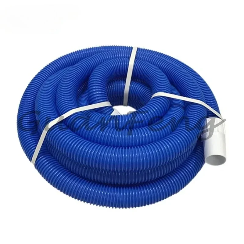 Double-Layer Flexible Plastic Vacuum Hose with Backwash Wall Brush, Swimming Pool Vacuum Cleaner Accessories