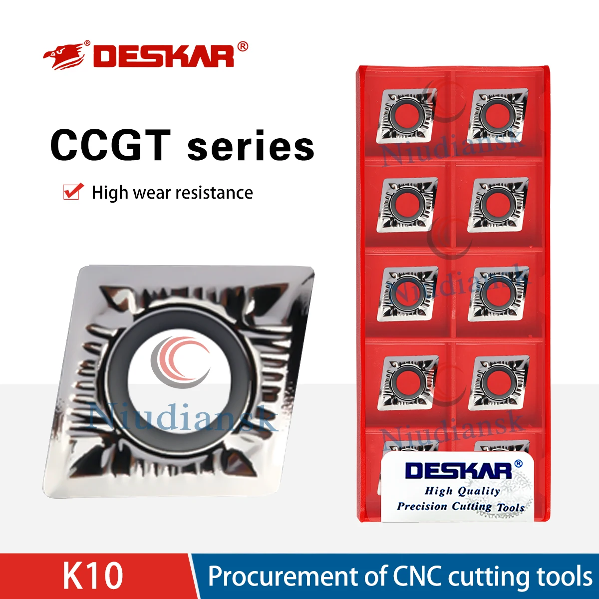 

CCGT060202 CCGT060204 CCGT120408-AL K10 CNC Lathe Rhombus Inner Hole Cutting Inserts Turning Tools Apply To Processing Aluminum