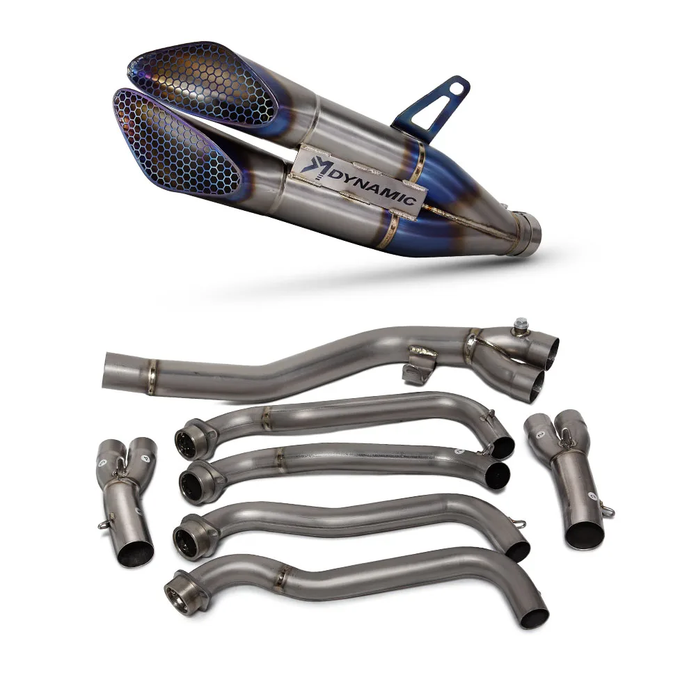 

Полная система из титанового сплава, выхлопная система DY-GP, сотовый глушитель с мотоциклетным аварийным коллектором для Suzuki GSXR1300 GSX R1300 17-25