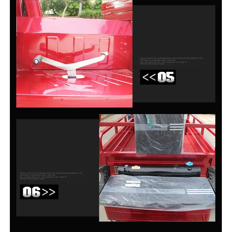 

Hot Selling 150cc Three Wheel Motorcycle, Air Cooled Gas Powered Cargo Tricycle For Africa