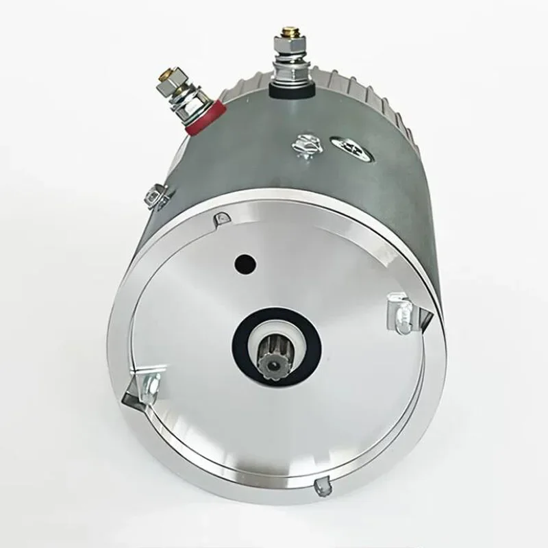 2200W DC Electric Motor 12V/24V/48V/60V for Hydraulic Power Unit with 9-Tooth Spline Shaft