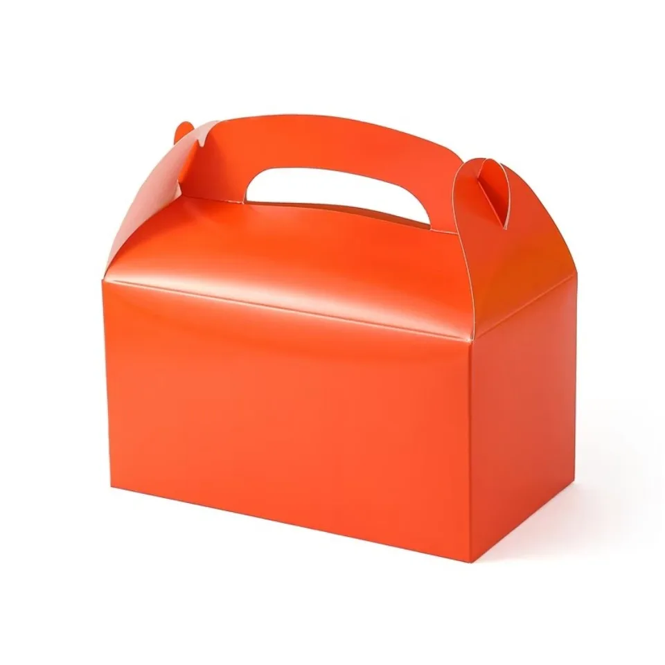 10/30/50PCS Griff Leckerli Box Keks Backpapier Süßigkeiten Cookie Box für Gäste Geburtstag Party Rosa Leckereien Tasche Verpackung Gefälligkeiten – Detail 8