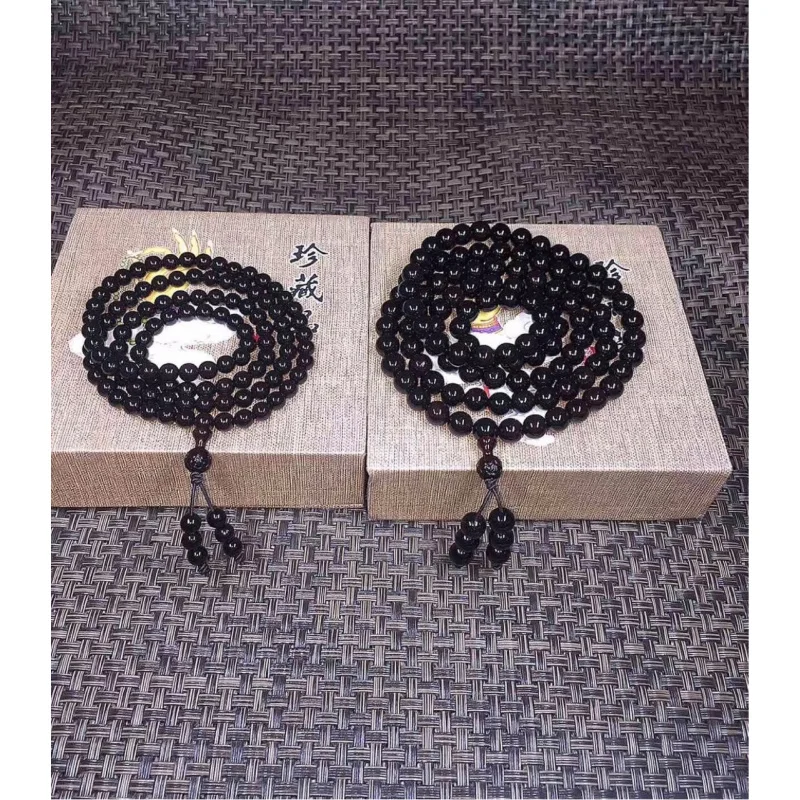 

Couple's Edition Premium Small-Leaf Rosewood 0.6, 0.8/108 beads, high-quality material, rich in oil, each bead is carefully sele