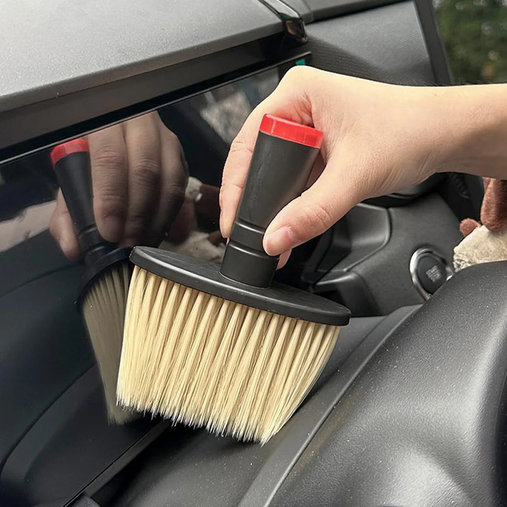 

Auto Interior Dust Brush Soft Bristles Car Detailing Cleaning Brushes Anti-scratch Clean Tools for Air Conditioner Vents