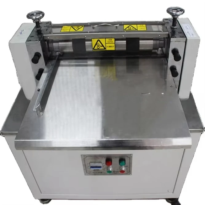 Semi-automatic battery die-cutting electrode slitting machine Papermaking machine with cutter blade