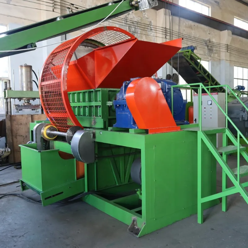 High Efficient Waste Production Line Tyre Shredder Machine Rubber Powder Make Machine