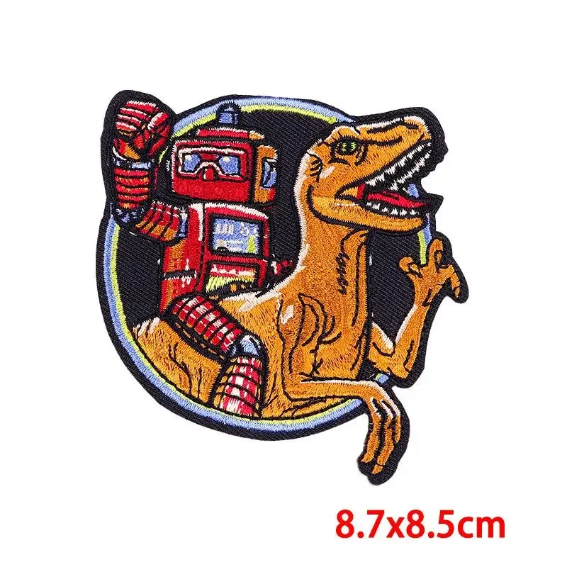 50 Stuks Bulk Geborduurde Patch Ijzer Op Patches Voor Kleding Alien Kleding Stickers Naaien Thermische Lijm Applique Smeltbaar