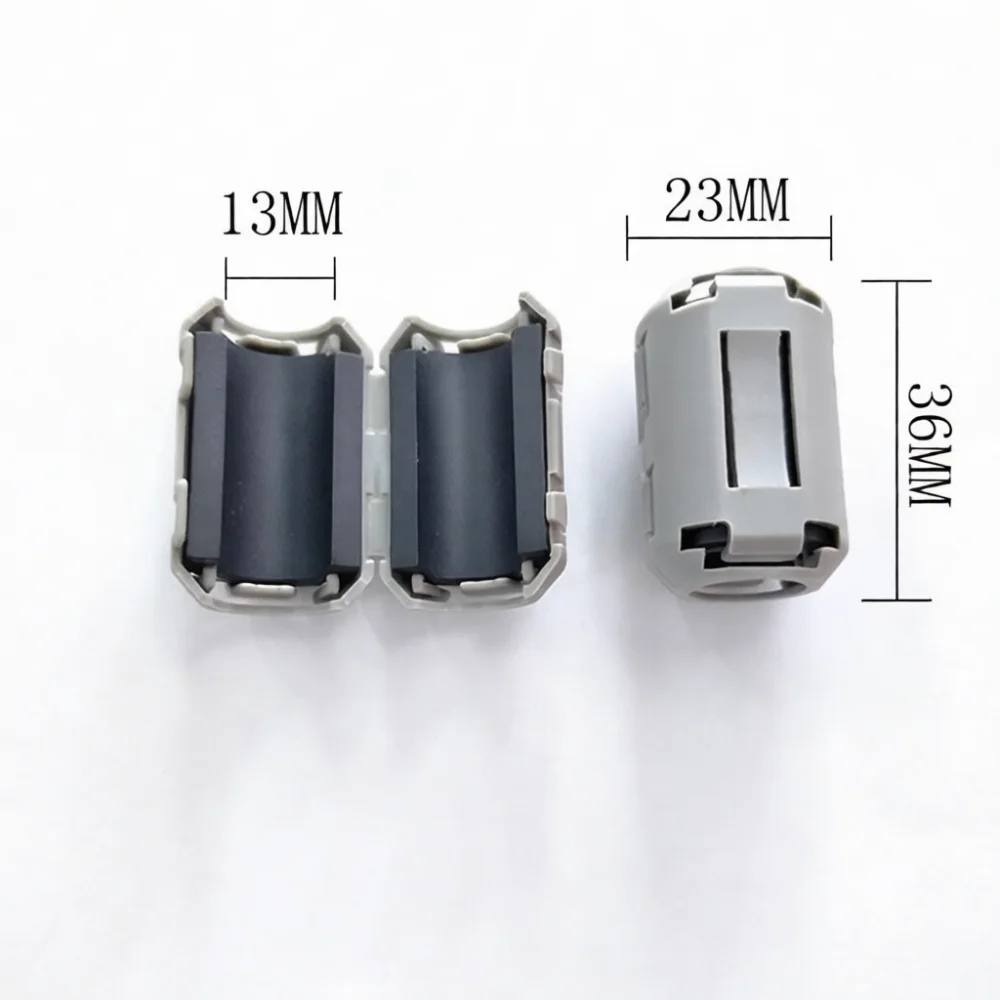 Portable Ferrite Core Magnetic Ring Suppressor For Computer Peripheral Power Cables Anti Interference Shielding Tool