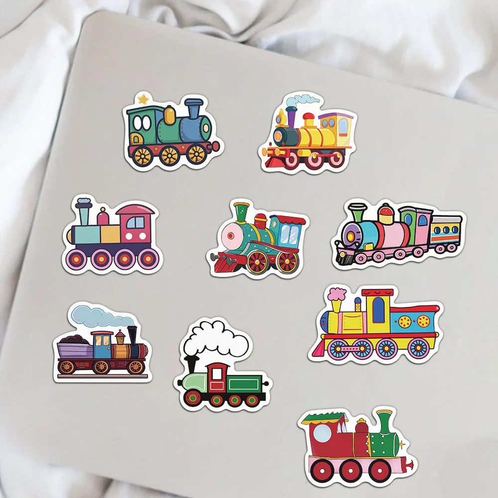 56PCS Original Small Train Graffiti Stickers Reward Stickers DIY Mobile Luggage Stickers Waterproof