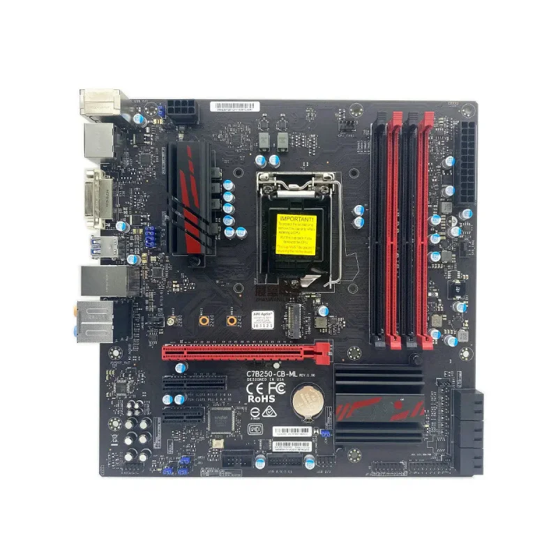 

Совершенно новая материнская плата Super Micro B250 C7B250-CB-ML с разъемом 1151 поддерживает процессоры 6-го и 7-го поколений и память DDR4.
