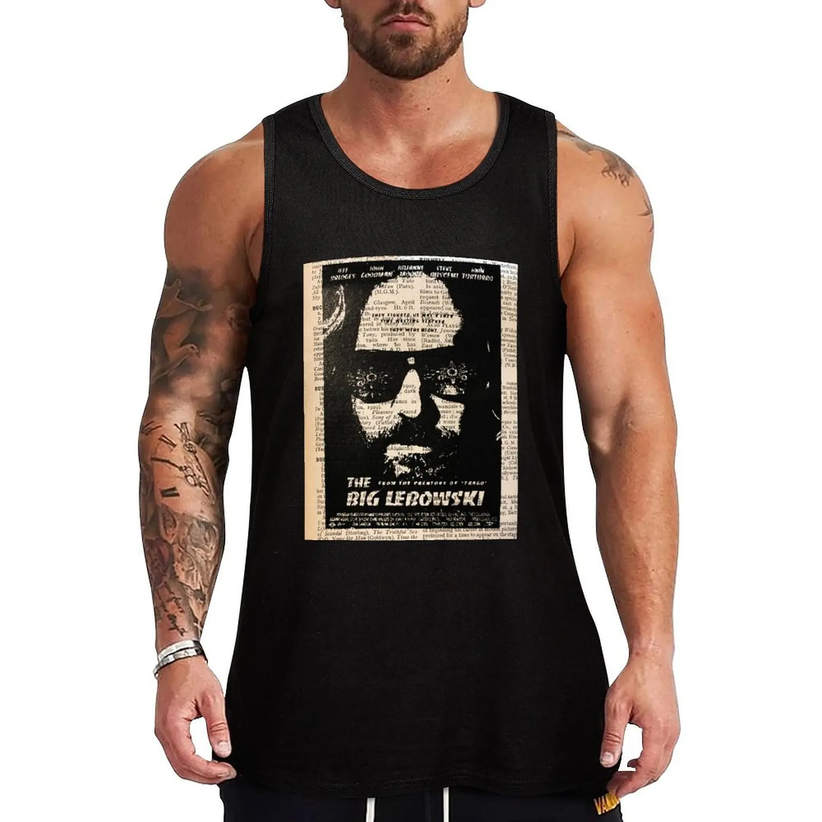 

The Big Lebowski Tank Top Gym man gym shirt man sleeveless man shirts