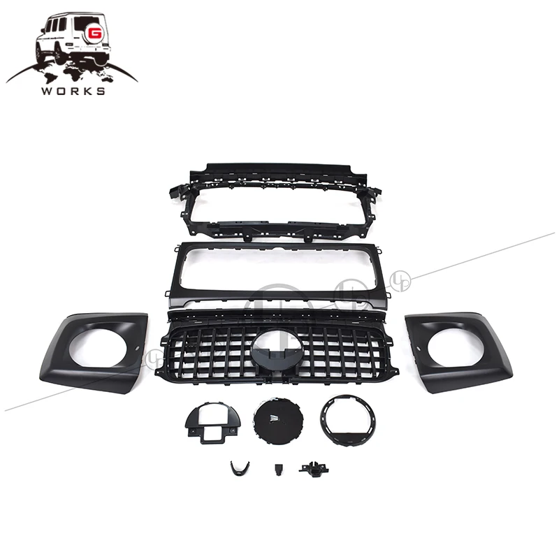 

STLF2019 Year~ G Class W464 Front Grill+head Lights Covers for G63 G350 G500 G550