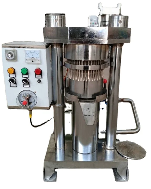 SANYING 150 Commercial Vertical Hydraulic Oil Press Coconut Avocado Sesame Oil Automatic Oil Press Machine