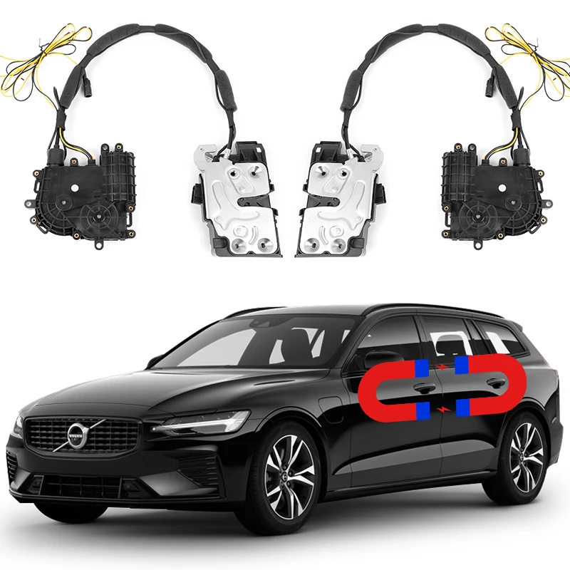 For Volvo V60 Electric suction door refitted automatic locks Car Intelligence Soft Close accessory tools dedicated