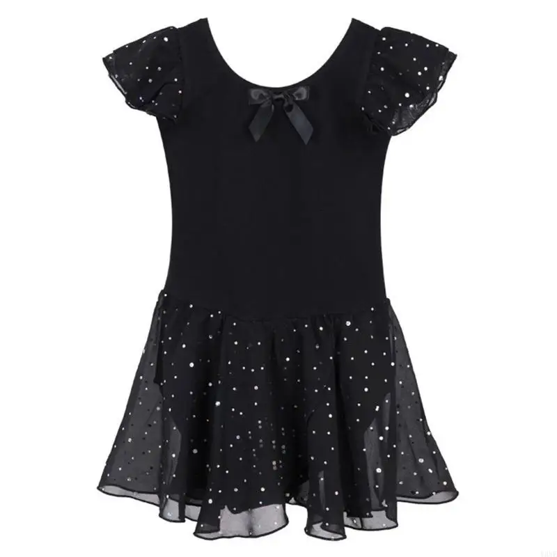 Y3NE SEQUINS DANCE Ballet Leotards With Váy cho Girls Trẻ mới biết đi Trang phục Ballerinas