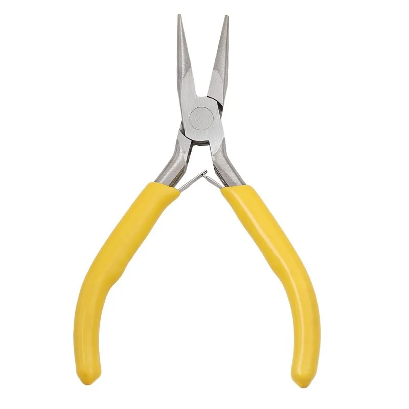 1PCS Mini Diagonal Zange Isolierte Zange Für Schmuck Machen Handwerk Perlen Werkzeug Runde Gebogen Spitz Cutter Großhandel – Detail 5