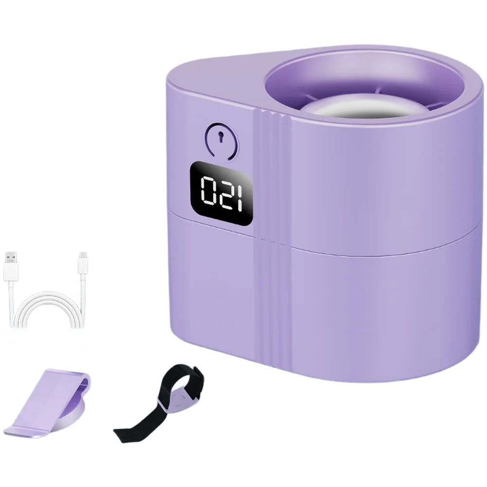 USB Rechargeable Portable For MINI Fan with Digital Display for Battery Level and Control 4 Adjustable Wind Settings