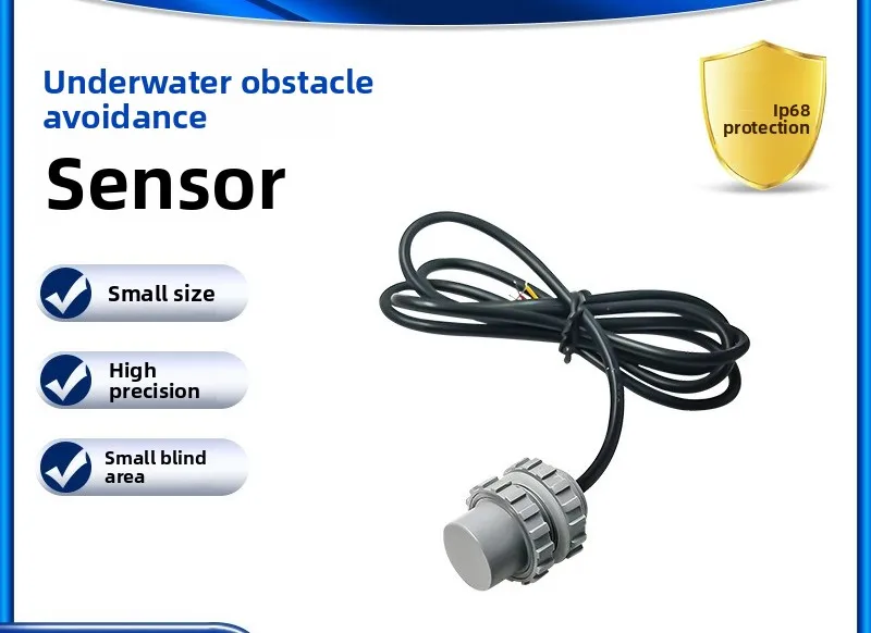 Ultrasonic underwater ranging sensor underwater robot obstacle avoidance and collision detection distance determination