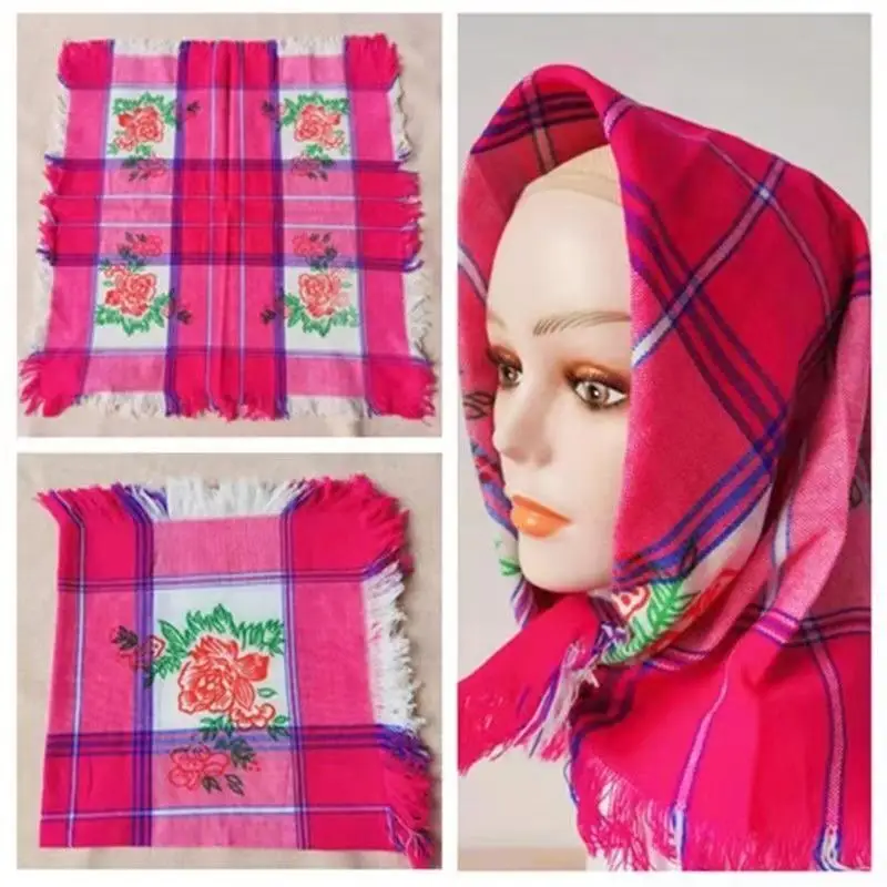 39BD Versatiles đi bộ đường dài Độ bền Khăn Phụ nữ Sọc Retros Phụ kiện Thời trang Phụ nữ Phụ nữ