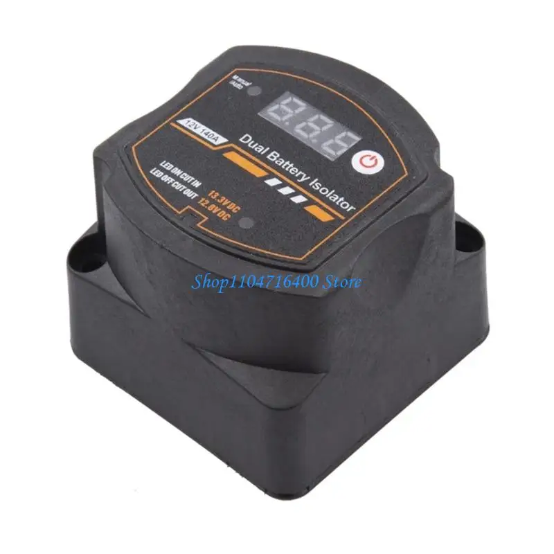 y1gd 12V 140A Double Battery Isolator Digital Sensitive Relays LCD Display 3
