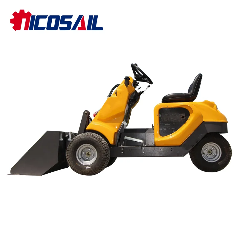 Mini Skid Steer Loader, 400kg/500kg Capacity Three-Wheel Loader, Compliant with Euro 5/EPA Standards