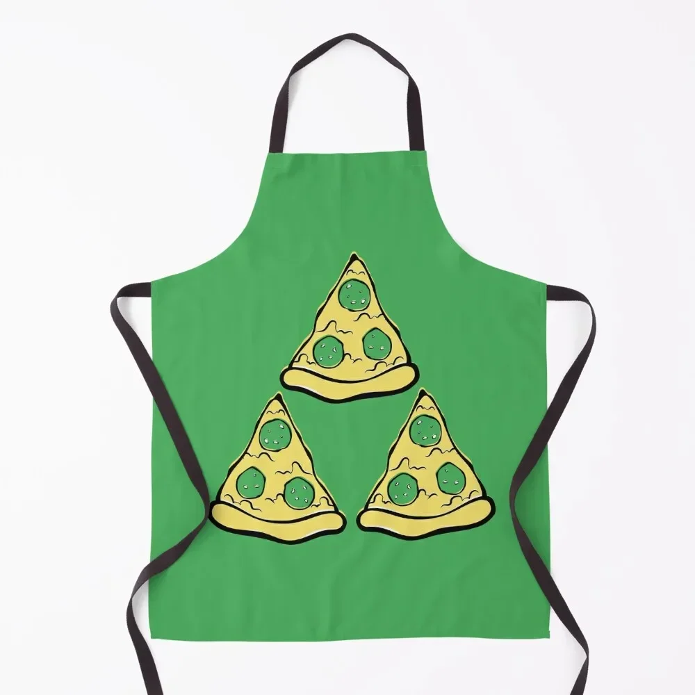 

Pizza Pie-Force Green Apron christmas decoration Kitchen Novel Kitchen Accessories Apron