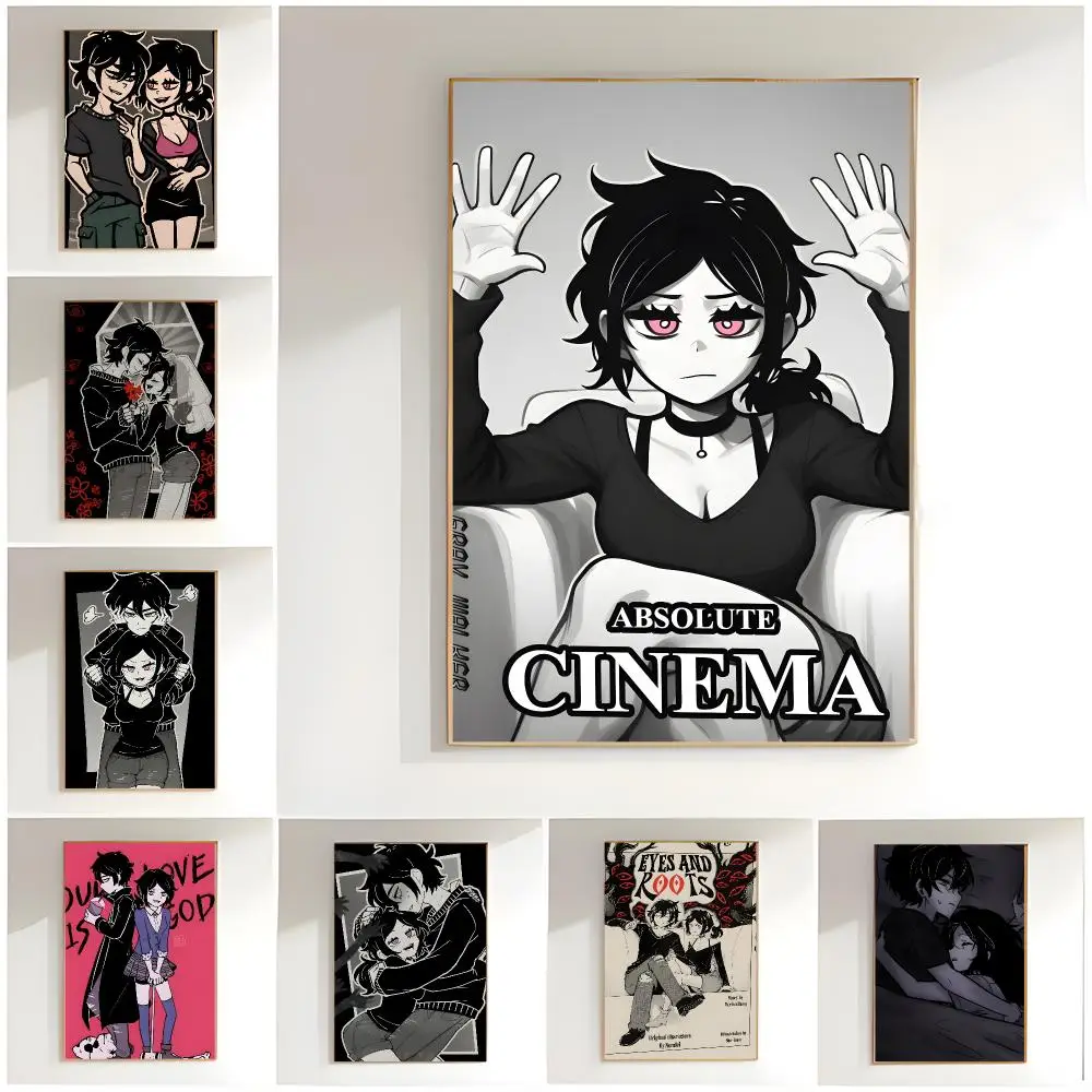 horror game The Coffin of Andy and Leyley Poster Classic Wall Art  Home Decor  Peel and Stick Unframed