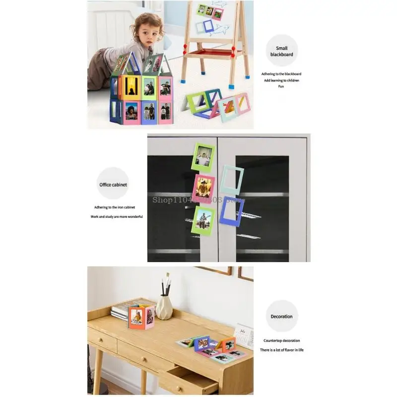 إطار صور مغناطيسي قابل للتخصيص لـ 3.5 بوصة حاملي قياسات الصور #1