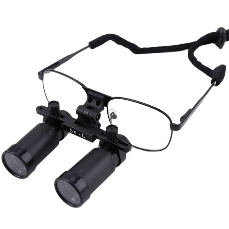 4X 5X 6X 8X High Power Binocular Dental Loupe Long Working Distance Customizable Odontological Glasses Medical Magnifier Lupa