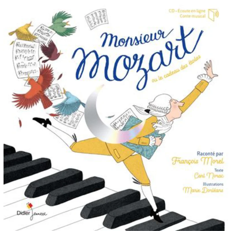 

Monsieur Mozart Carl Norac Didier Jeunesse 9782278089307 Book
