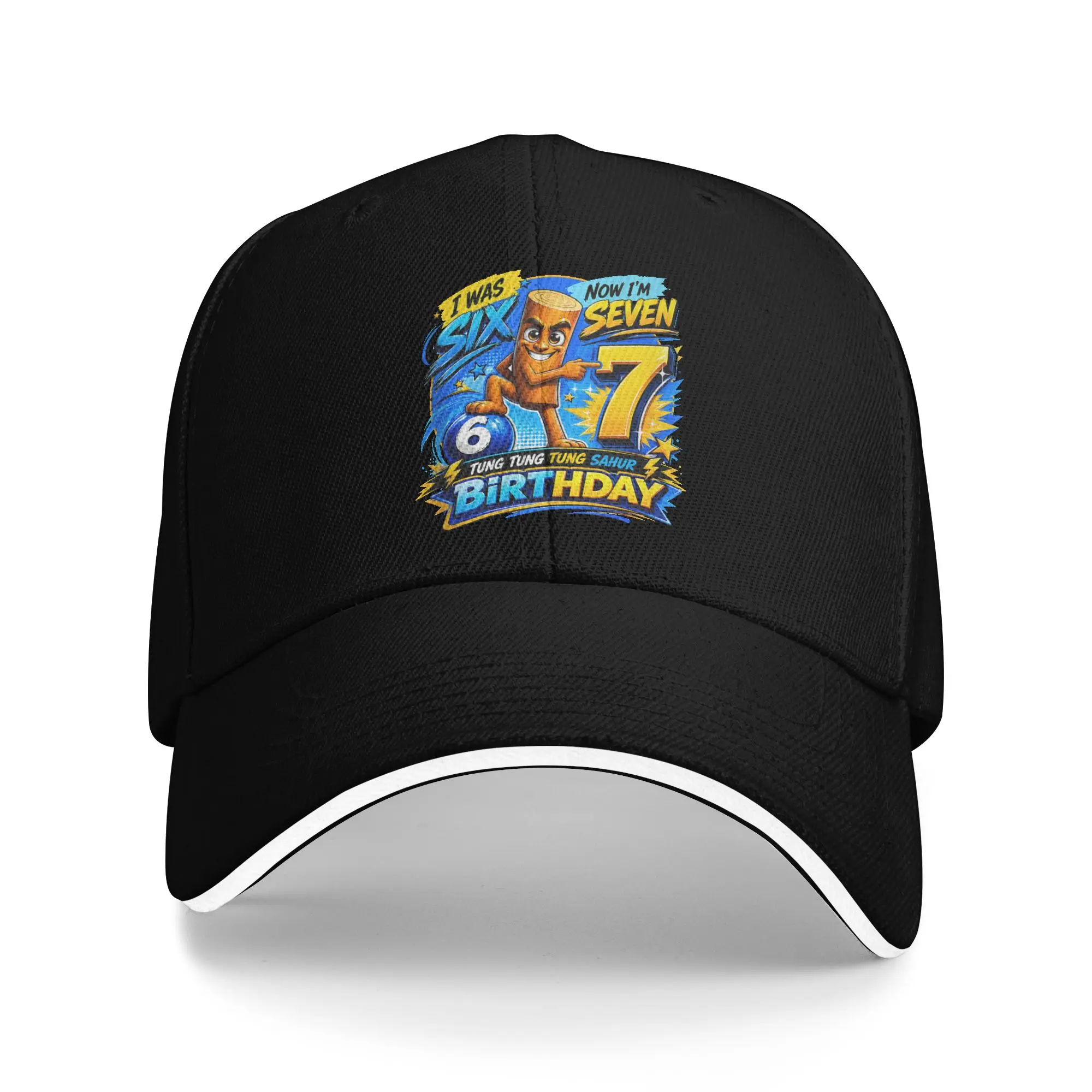 Summer 67 Italian Brainrot Tung Tung Sahur Six Seven Meme Birthday Baseball Cap Running Hippie y2k Custom Logo Sun Trucker Hat