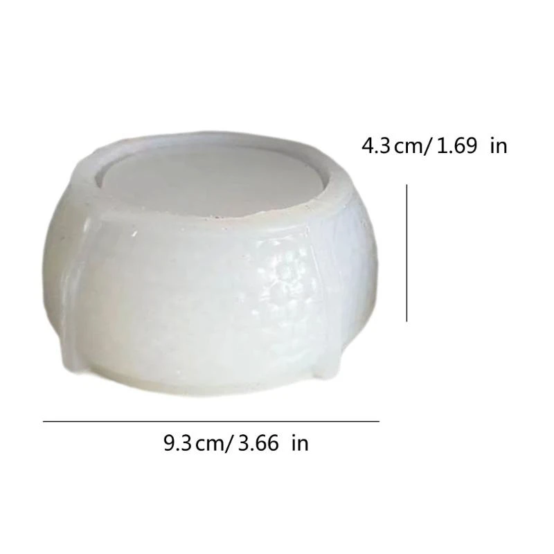 النسيج سلة زهرة أواني السيليكون قوالب القوالب القوالب النضرة الراتنجات