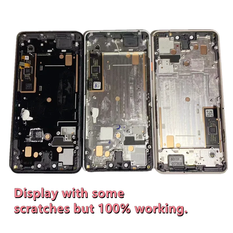 Pantalla táctil LCD Original para Google Pixel 3 XL, montaje de digitalizador con Marco, reemplazo LCD