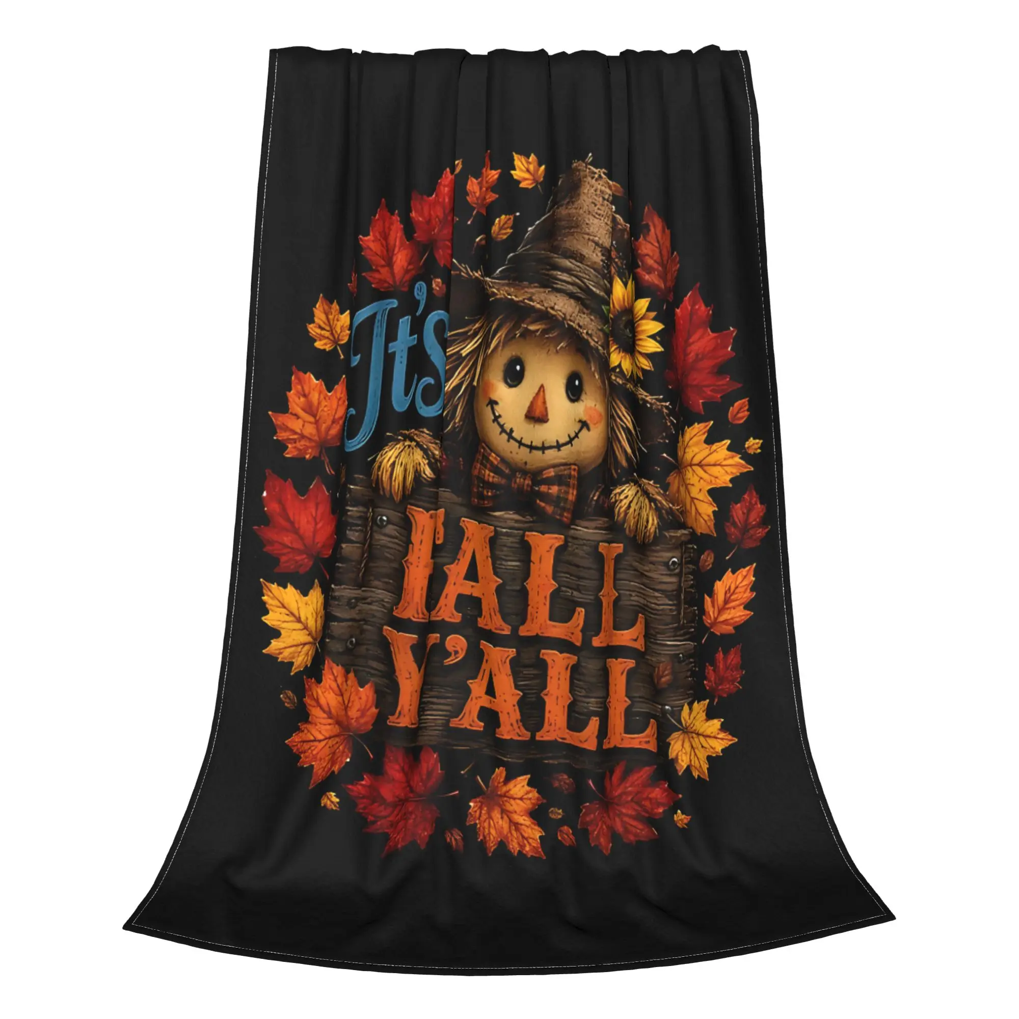 1PC Fall Yall  Winter Blankets for Adults Bedding Home Interior Sofa Knee