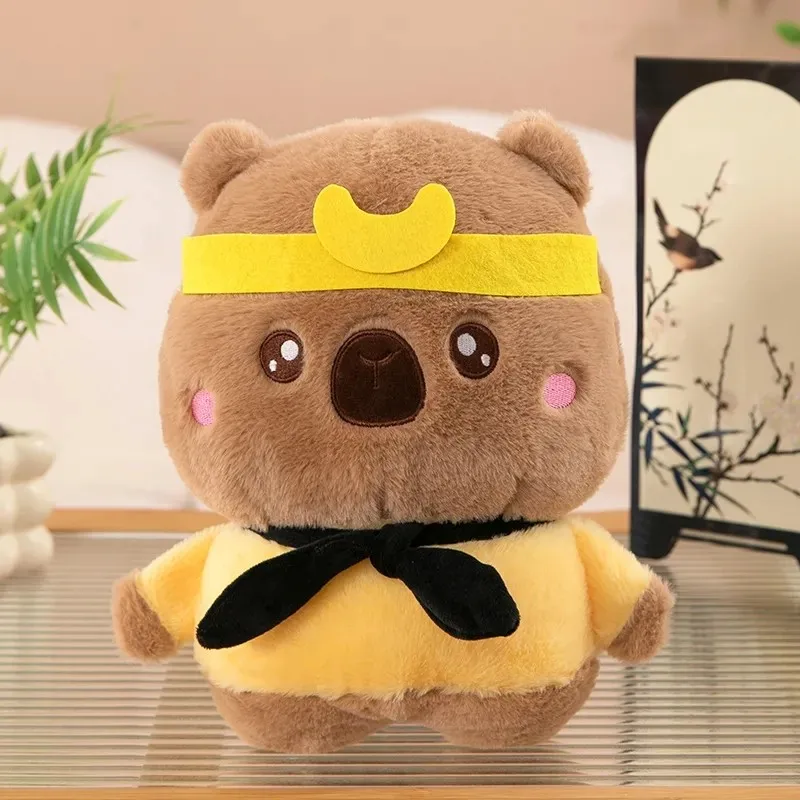 

Путешествие на Запад Капибара, плюшевая игрушка, цельная мягкая мультяшная кукла с животными, коллекционный подарок, домашний декор, фэнтези, каваи