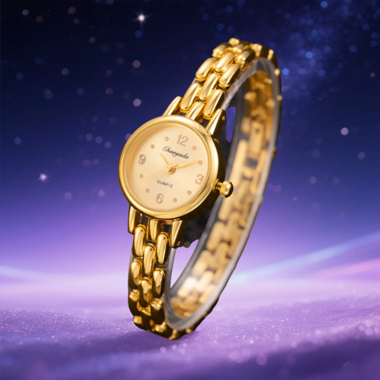 Luxus Frauen Quarz Armband Uhr Mode Strass Goldene Damen Armbanduhr Elegante Kleine Zifferblatt Weibliche Uhr relogio feminino