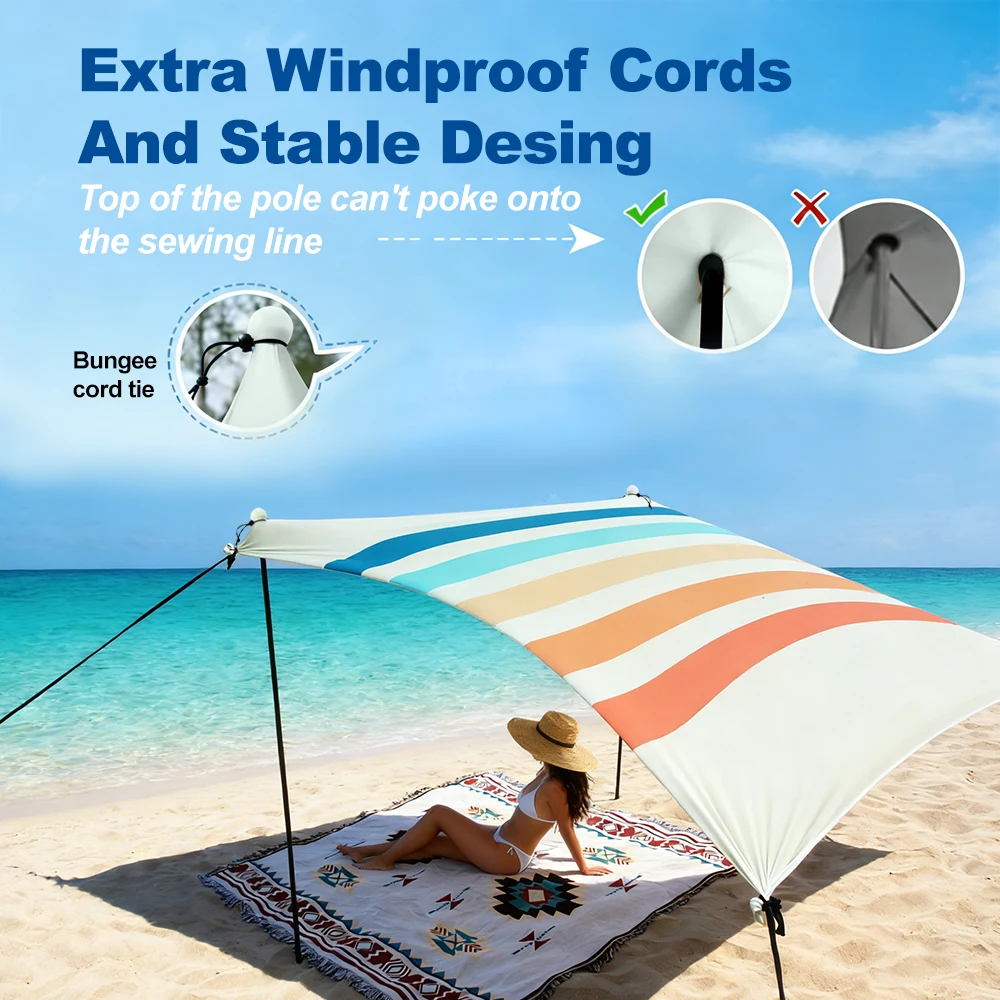 lycra-beach-tent-upf50-sunshade-outdoor-canopy-with-sandbag-anchors-portable-windproof-awning-shelter-for-camping-picnic