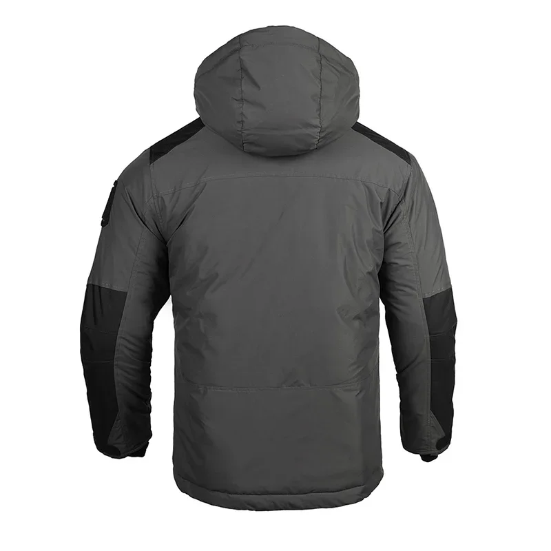 Emersongear Chaqueta Polar Táctica Acolgada Azul Algodón Fibra Hueca