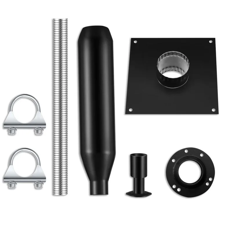 Generator Expansion Kit with Insulated Through-Wall Mounting Plate for Safe Exhaust
