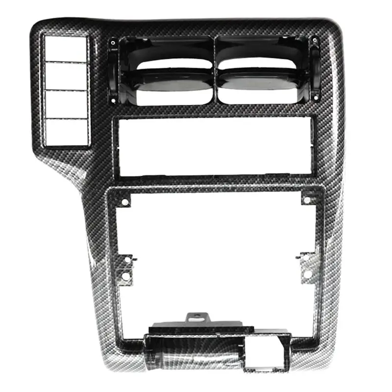 A98M For VW Polo 6N 94-97 Caddy Vento Compatible Car Center Console Replacement Air Vent Grille In Carbon Fiber 6N1858069A 6N185