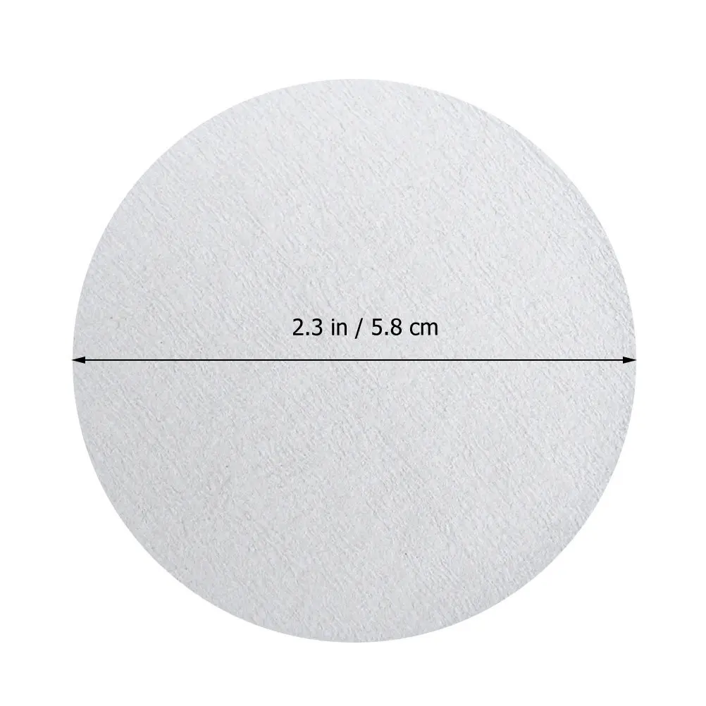 100Pcs Round Basket Espresso Filter Paper Unbleached Disposable Coffee Filters for Delicate Acidity Balance Fine Sediment