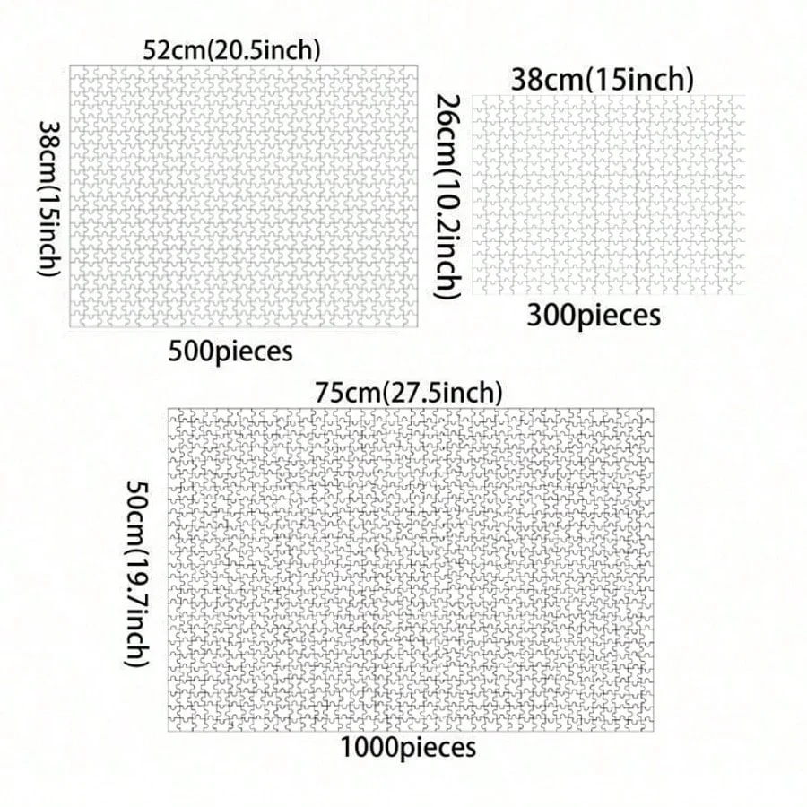يوم البطاطس الكبير في المهرجان 500/300/120 قطعة ألغاز الصور المقطوعة ألعاب النشاط العائلي المحدبة لهدية حفلة غرفة النوم