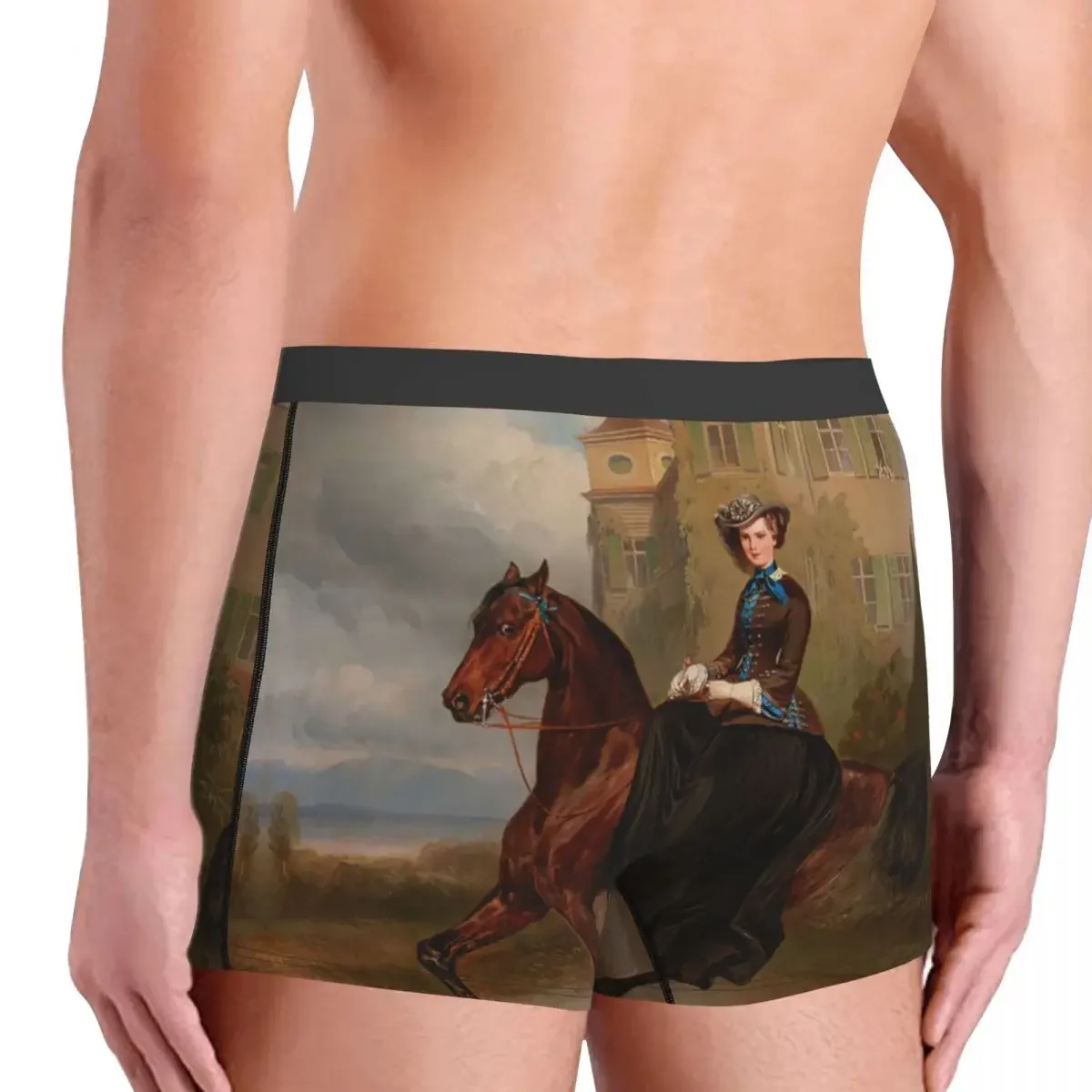 Custom Empress Elisabeth Of Austria Boxer Shorts For Men Sexy 3D Printed Underwear Panties Briefs Breathable Underpants