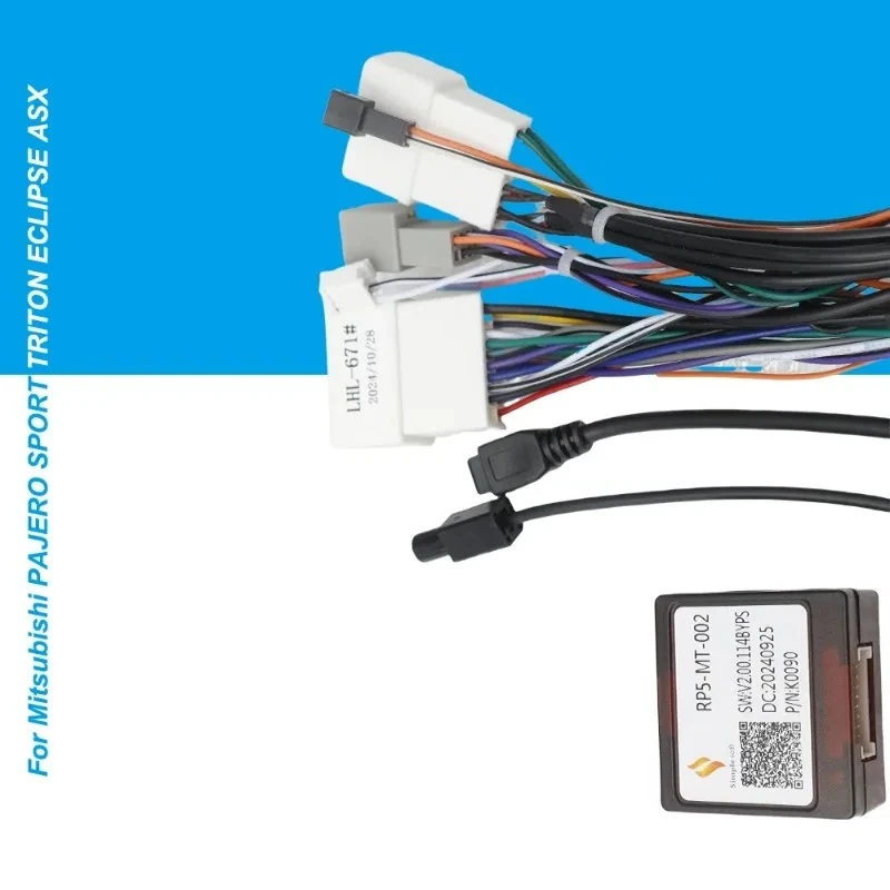 

Для Mitsubishi Pajero 16-контактный адаптер Canbus Box с поддержкой кабеля 360 камера Android 2 Din GPS автомобильный радиоприемник стерео видеоплеер