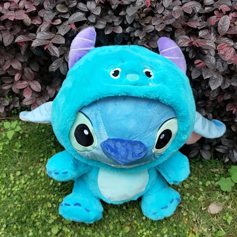 35/50/60cm Disney Plush Toys Lilo & Stitch Kawaii Anime Blue Stich Blueberries Plushie Stuffed Dolls Pillow Gifts for Childrens